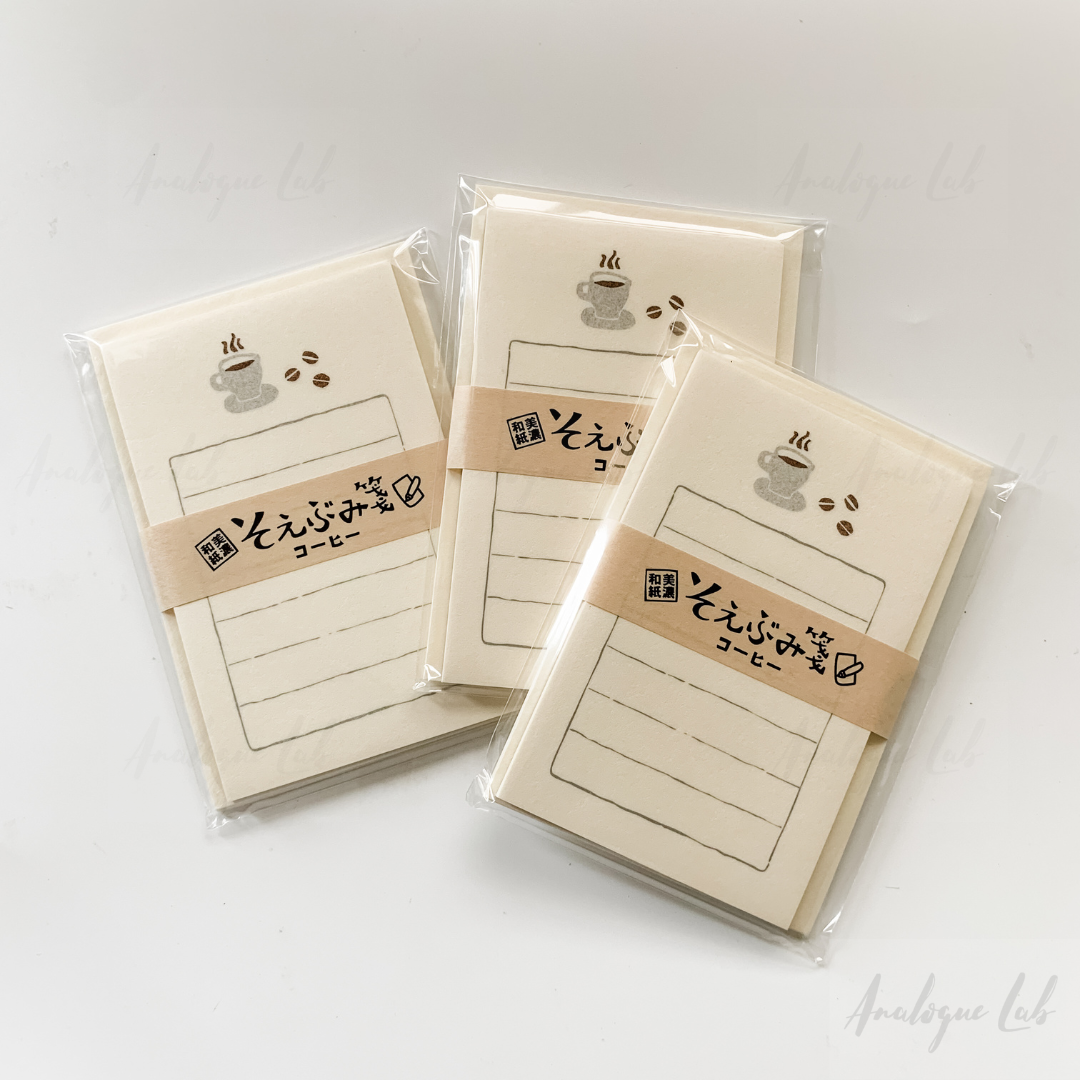 FURUKAWA Mino Paper Mini Letterset - Coffee