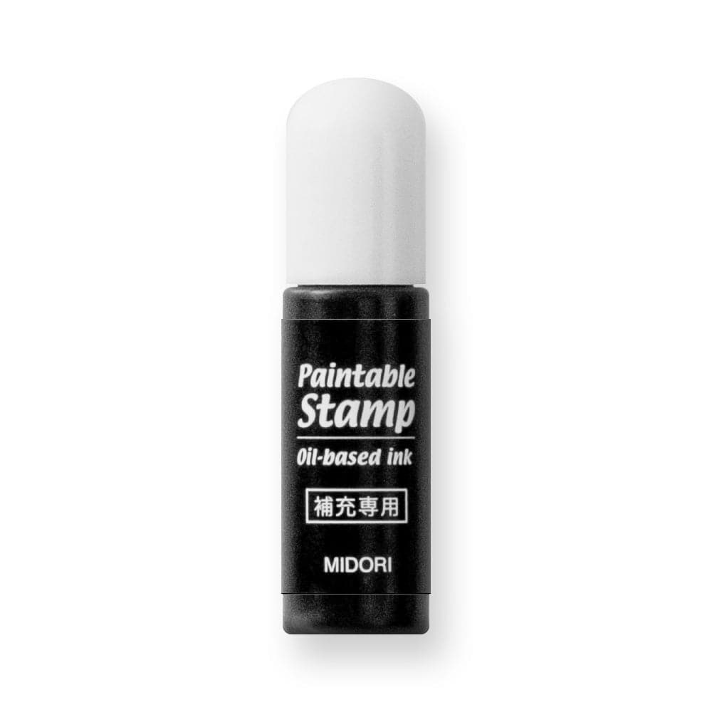 Midori Paintable Stamp Refill Ink - Black