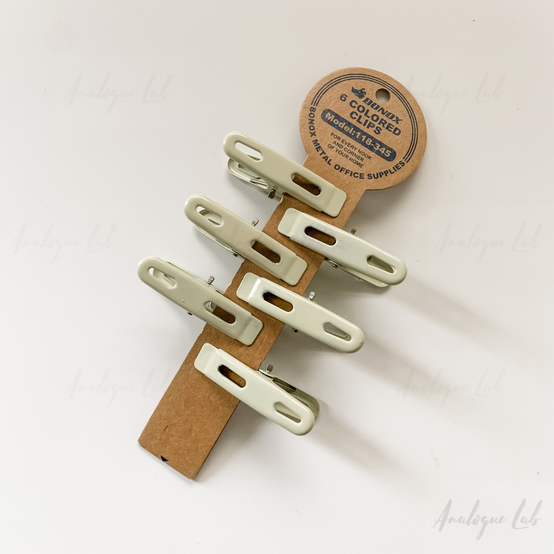 Dulton 6 pcs. Metal Clip - Ivory