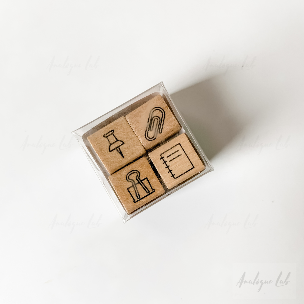 Kodomo No Kao Notebook Hanko Club Stamp 4pc Set