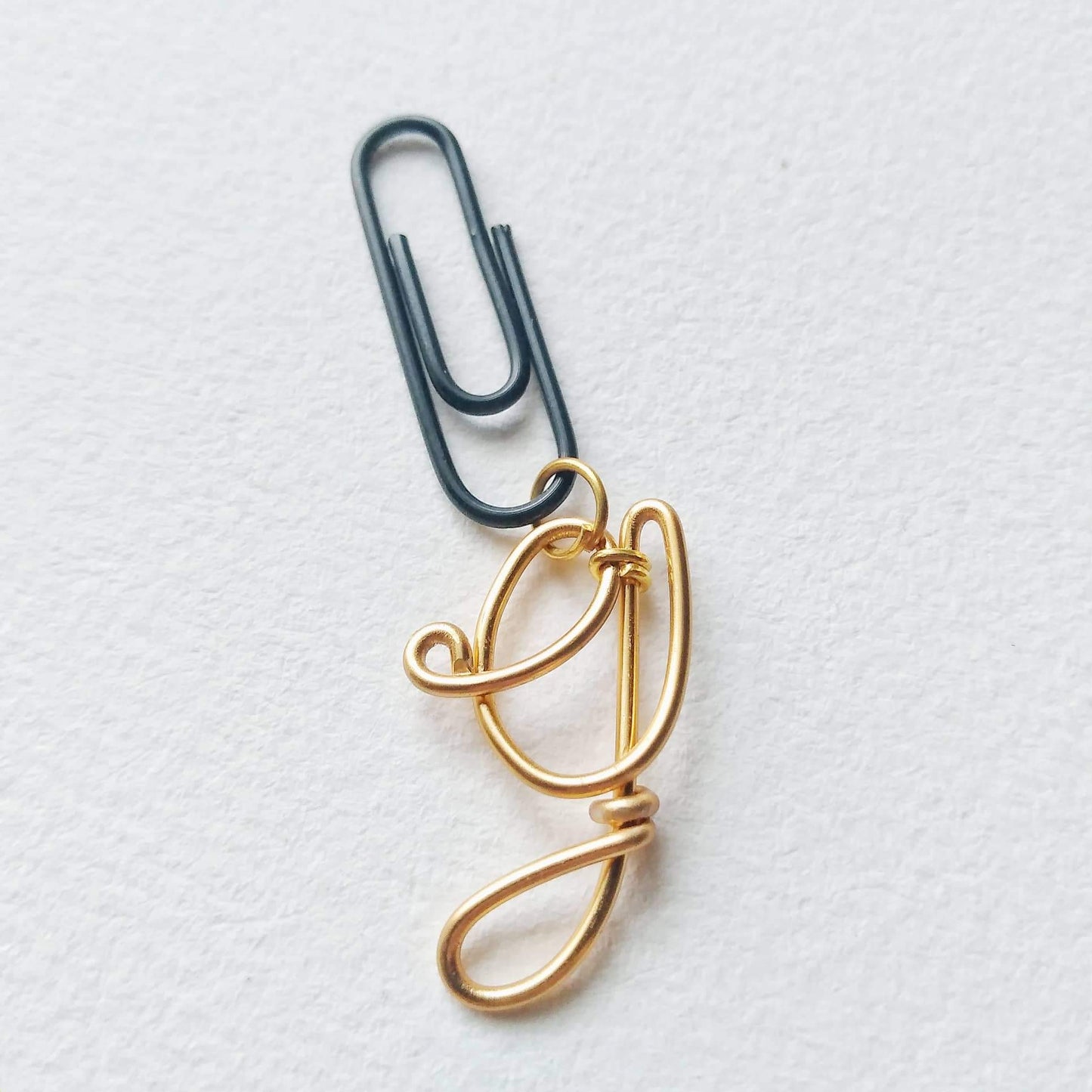 Leelaloo Alphabet Wire Art Bookmark