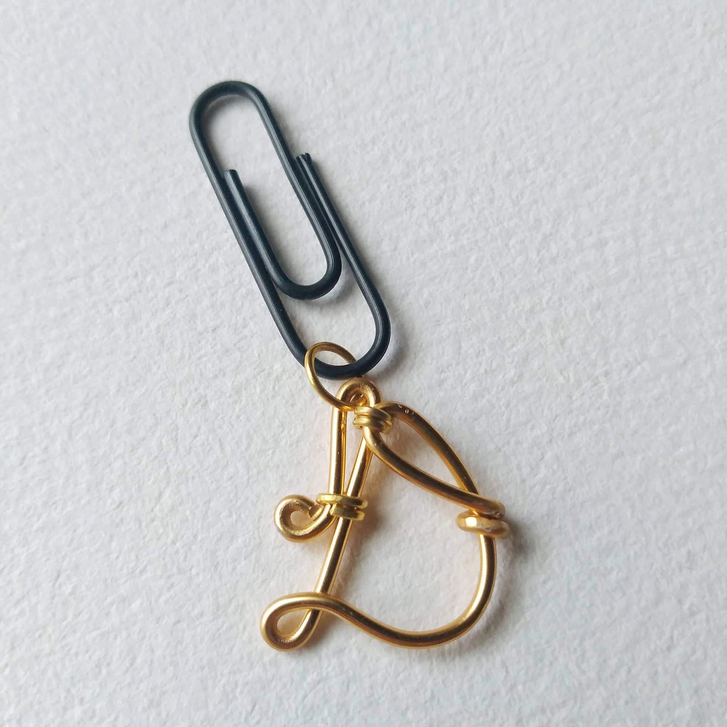 Leelaloo Alphabet Wire Art Bookmark