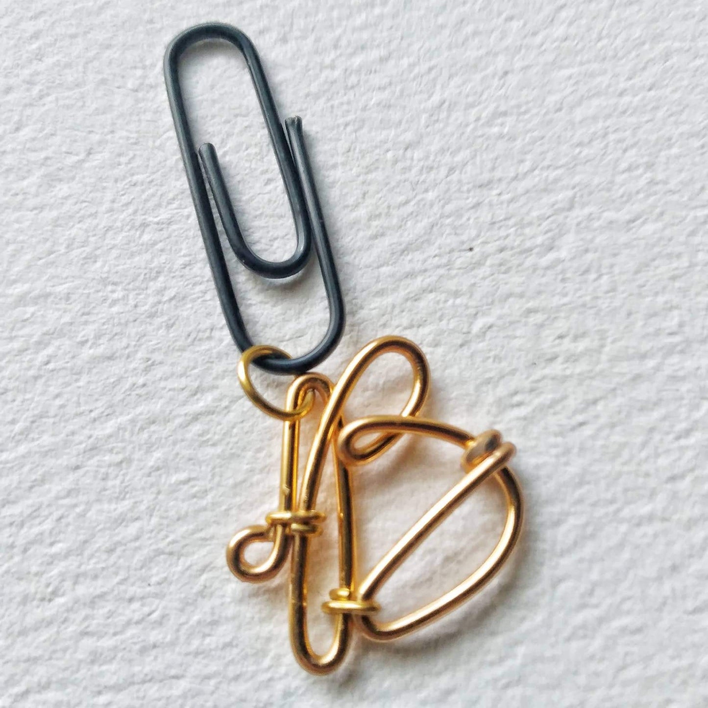 Leelaloo Alphabet Wire Art Bookmark