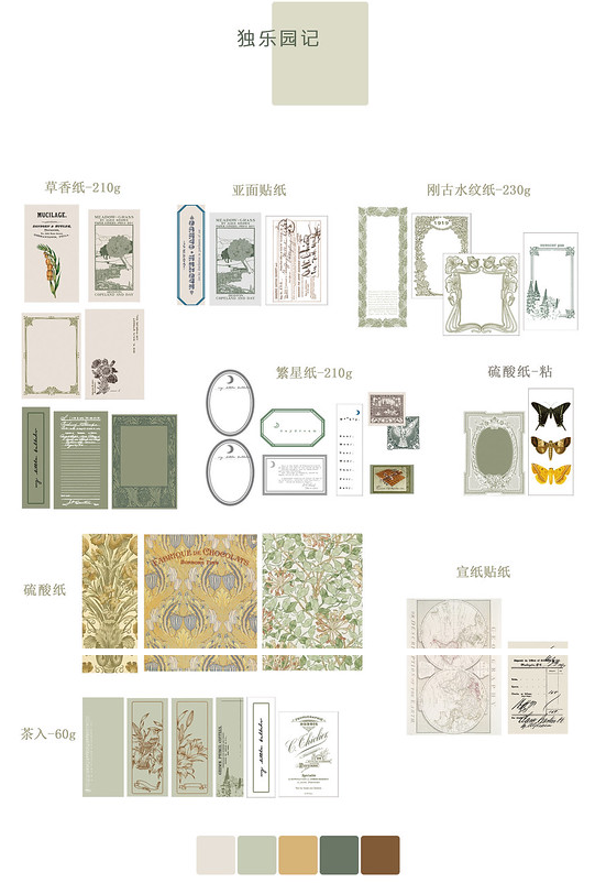 initial1 Wanderings: Lonely Paradise Paper Package