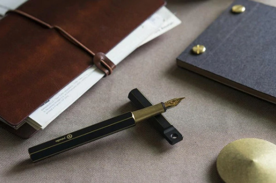 Ystudio Classic Revolve - Portable Fountain Pen-Black