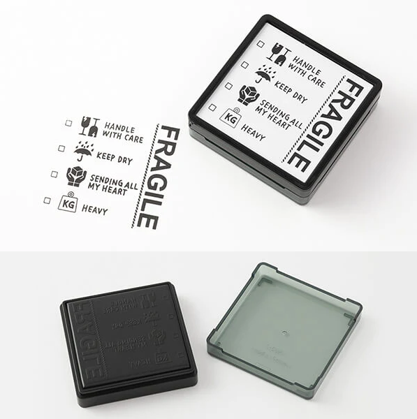 Midori Paintable Stamp Pre-inked - Fragile