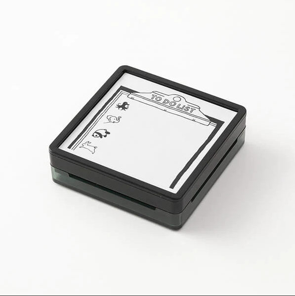 Midori Paintable Stamp Pre-inked - To Do List