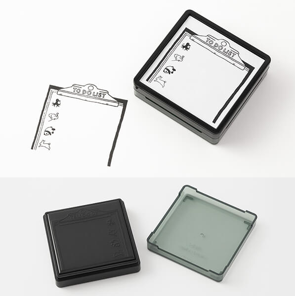 Midori Paintable Stamp Pre-inked - To Do List