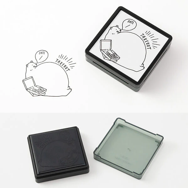 Midori Paintable Stamp Pre-inked - Take-out