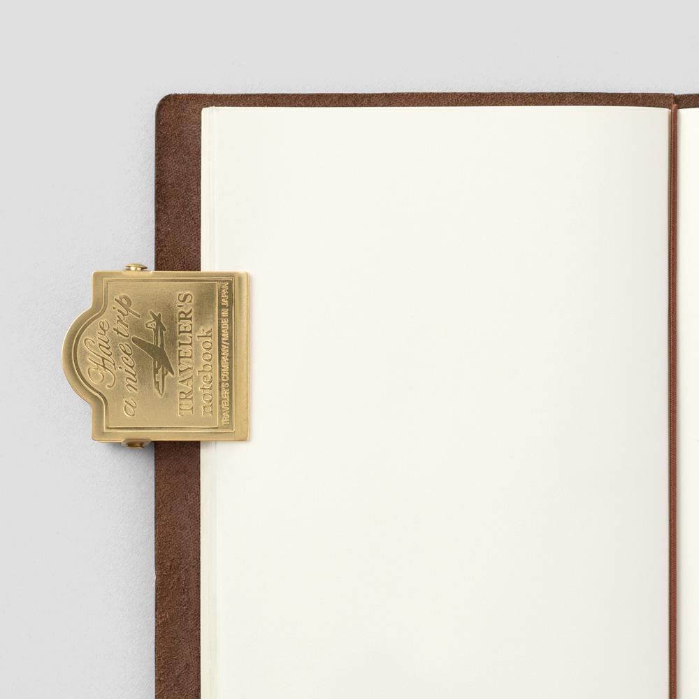 Traveler's Notebook 030 BRASS Clip Airplane