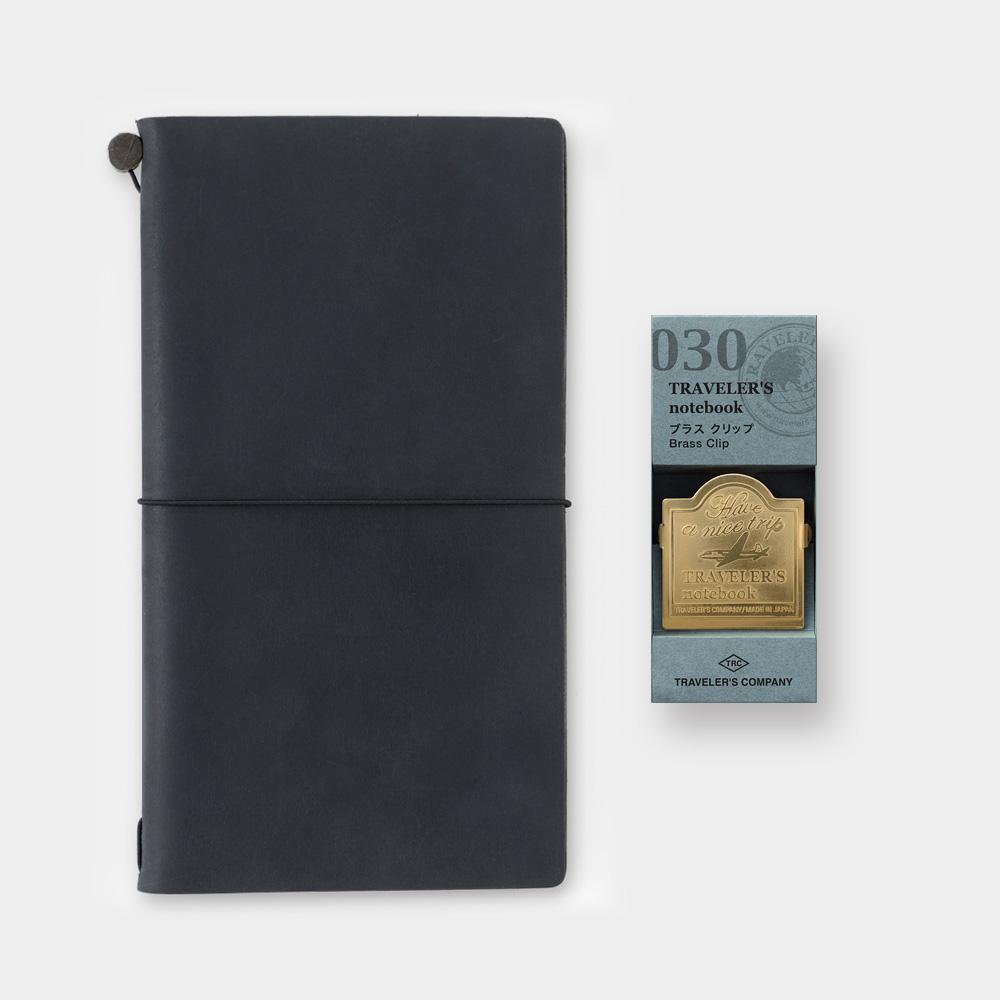 Traveler's Notebook 030 BRASS Clip Airplane