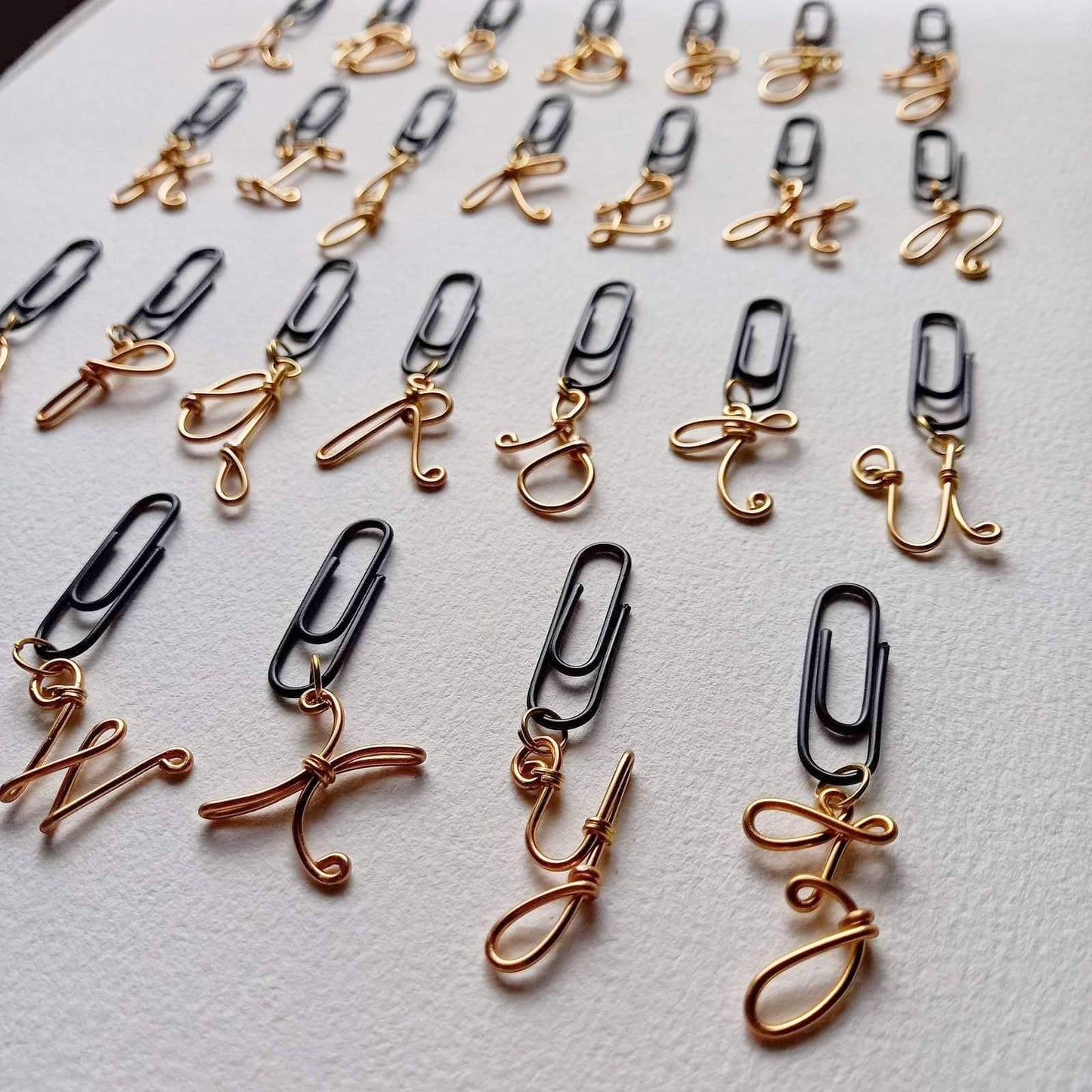 Leelaloo Alphabet Wire Art Bookmark