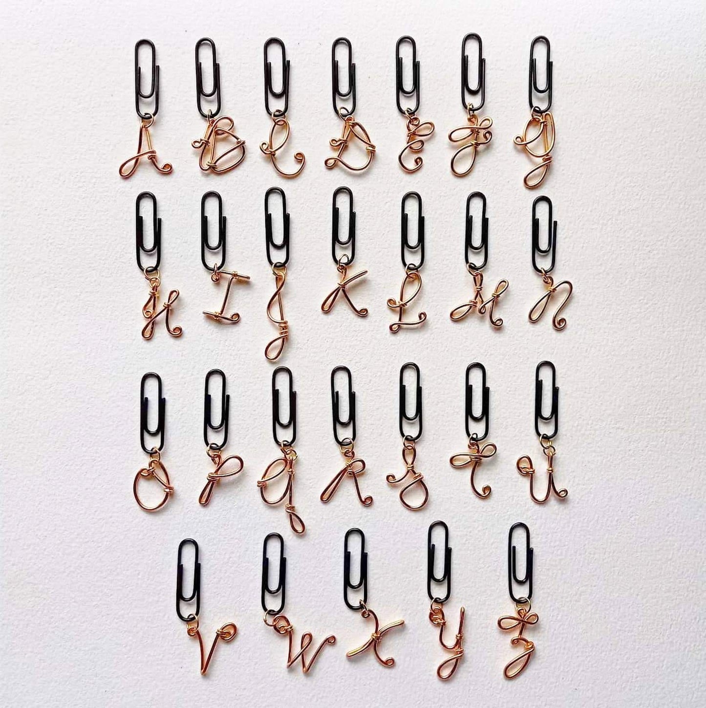 Leelaloo Alphabet Wire Art Bookmark