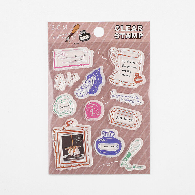 BGM Clear Stamp - Letter Set