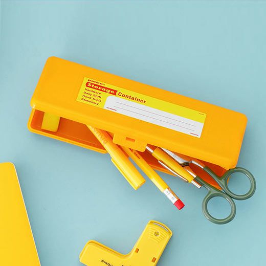 Penco Storage Container Pen Case - BEIGE
