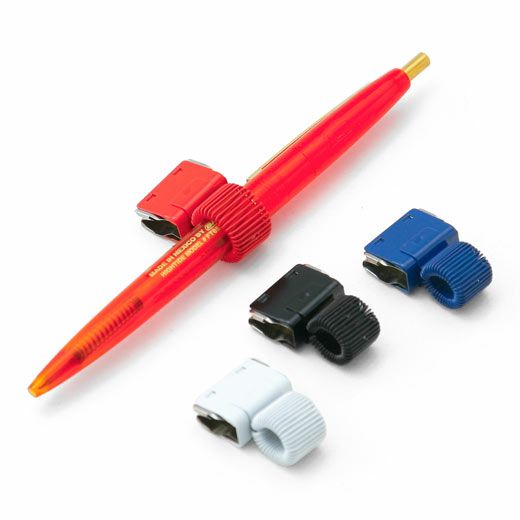 Hightide Slide Clip Pen Holder - White