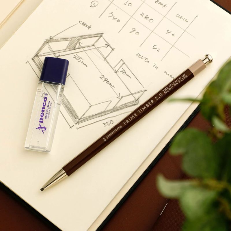 Penco Prime Timber (Mechanical Pencil) - Brown