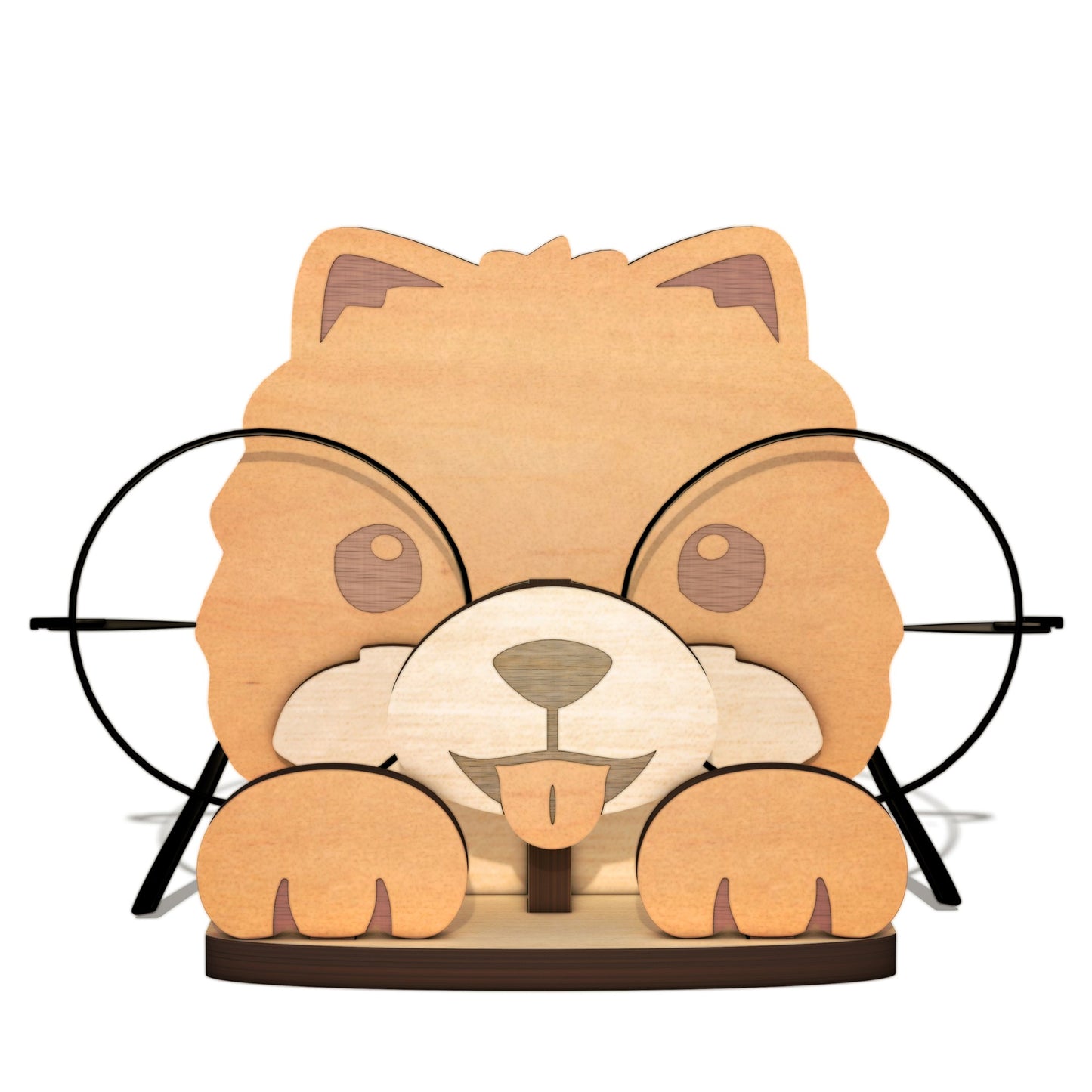 Mr. Sheep Dog Eyeglasses Holder (Pomeranian/ Red Shih Tzu)