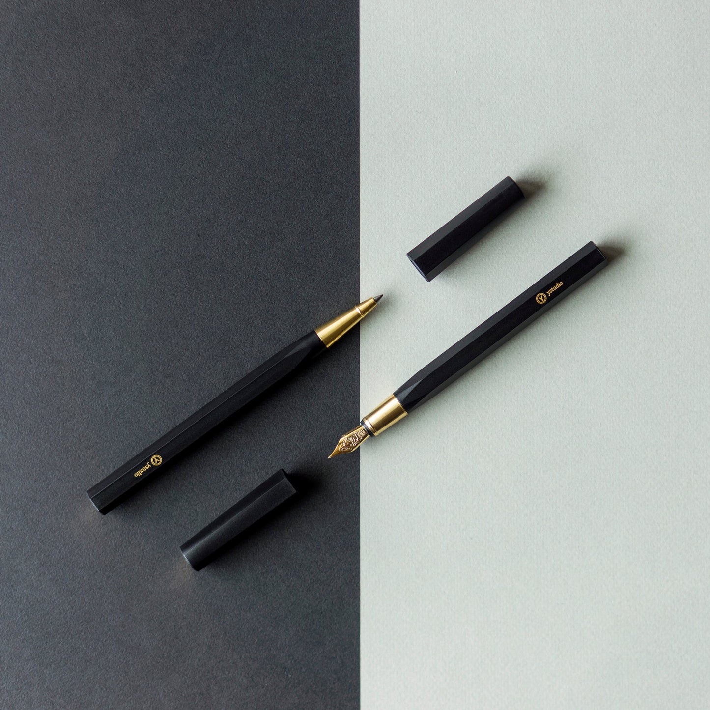 Ystudio Resin Fountain Pen - Black