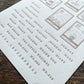 Oeda Letterpress Sticker Sheet - STAMP - Bronze  (COMING SOON)