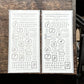 Oeda Letterpress Sticker Sheet - LETTER - Bronze  (COMING SOON)