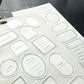 Oeda Letterpress Limited Edition Sticker Sheet - FRAME - Sage Green  (COMING SOON)