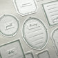 Oeda Letterpress Limited Edition Sticker Sheet - FRAME - Sage Green  (COMING SOON)