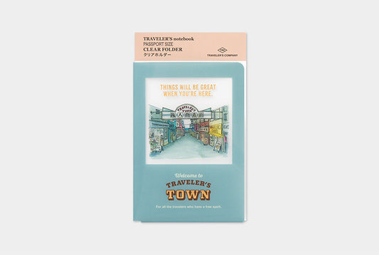 Traveler's Notebook Passport Size Clear Folder 2024