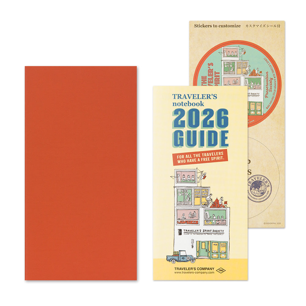 (PRE-ORDER) Traveler's Notebook 2026 Monthly - Regular Size
