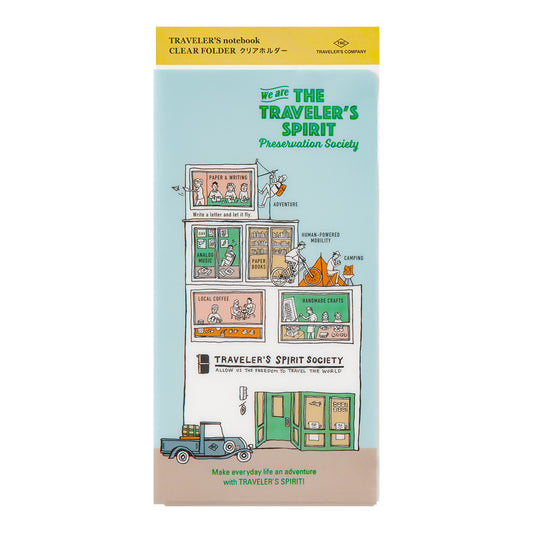 (PRE-ORDER) Traveler's Notebook Clear Folder 2026 - Regular Size