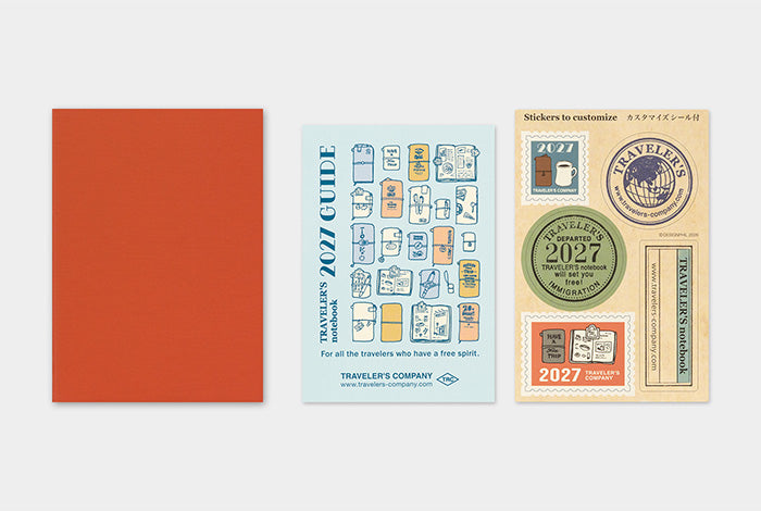 PRE-ORDER Traveler's Notebook Refill 2027 Monthly (Passport Size)