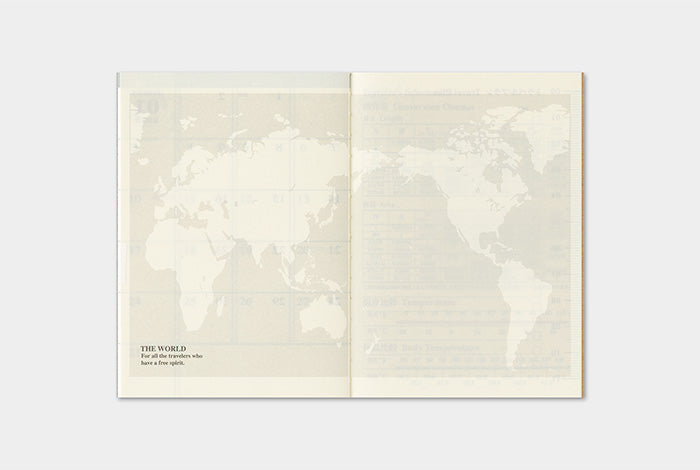 PRE-ORDER Traveler's Notebook Refill 2027 Monthly (Passport Size)