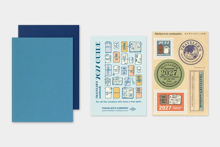 PRE-ORDER Traveler's Notebook Refill 2027 Weekly (Passport size)