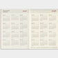 PRE-ORDER Traveler's Notebook Refill 2027 Weekly (Passport size)