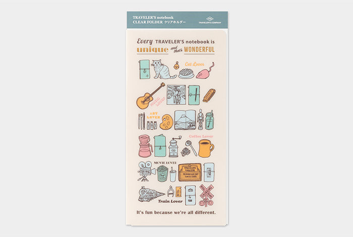 PRE-ORDER Traveler's Notebook Clear Folder 2027 (Regular size)