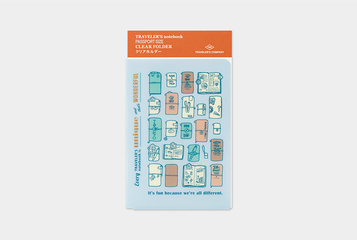 PRE-ORDER Traveler's Notebook Clear Folder 2027 (Passport size)