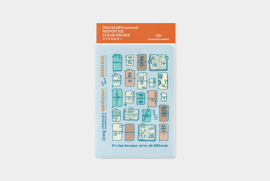 PRE-ORDER Traveler's Notebook Clear Folder 2027 (Passport size)
