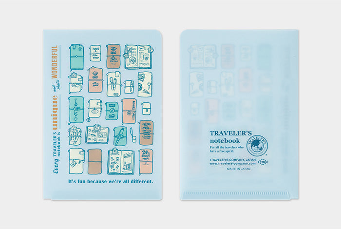 PRE-ORDER Traveler's Notebook Clear Folder 2027 (Passport size)