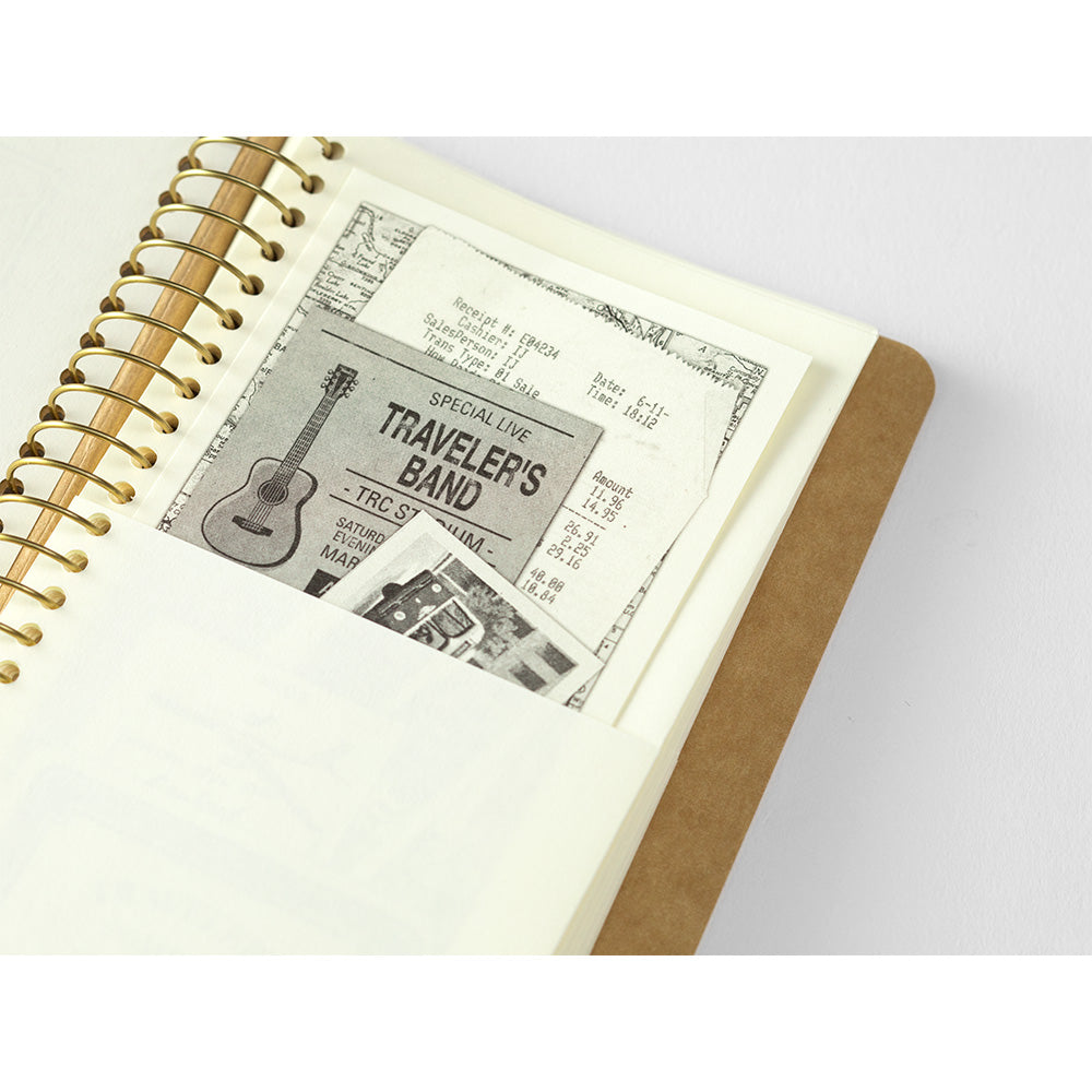 Traveler’s Notebook TRC Spiral Ring Notebook A6 Slim – Paper Pocket