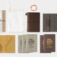 Traveler’s Notebook Card Size 20th Anniversary Set Brown