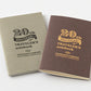 Traveler’s Notebook Card Size 20th Anniversary Set Brown