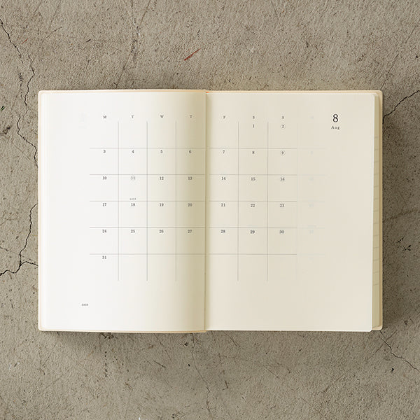 (PRE-ORDER) Midori MD Notebook Diary  1Day 1Page 2026 - A5