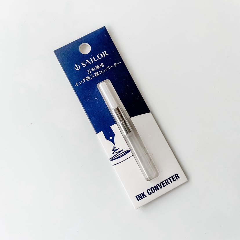 Sailor Fountain Pen Converter - White