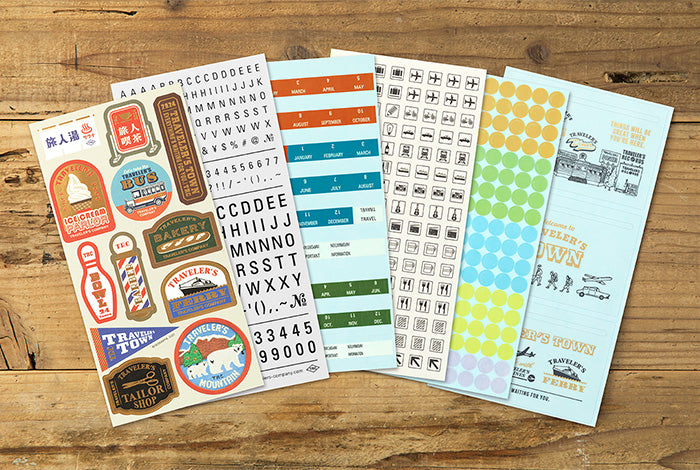 Traveler's Notebook Customized Sticker Set for Diary 2024