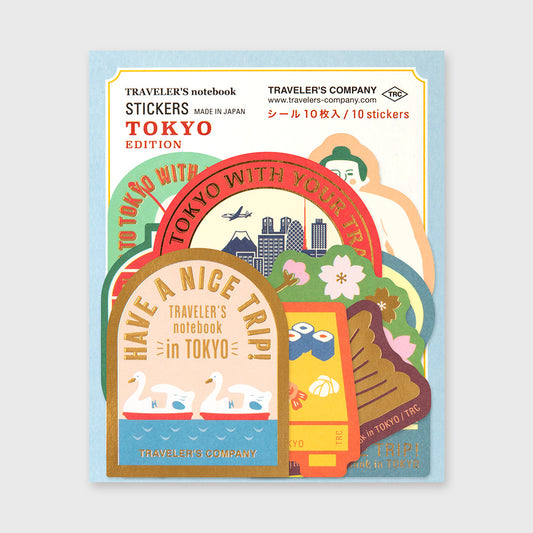 (PRE-ORDER) Traveler's Notebook STICKER SET TOKYO