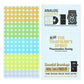 (PRE-ORDER) Traveler's Notebook Customized Sticker Set for Diary 2026