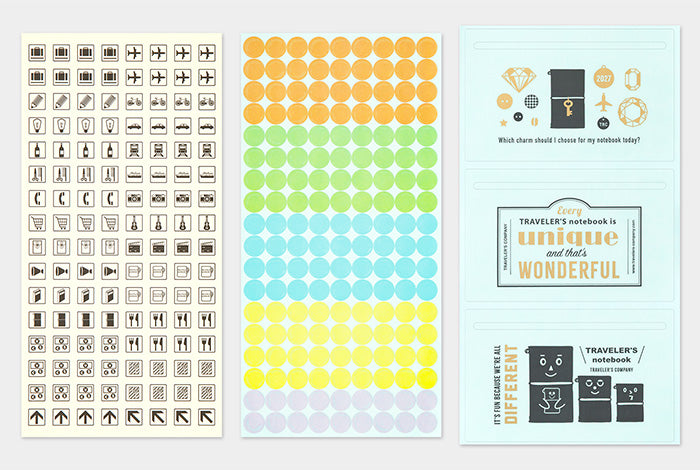 PRE-ORDER Traveler's Notebook Customized Sticker Set for 2027 Diary