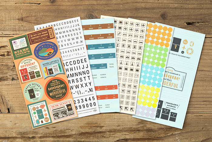 PRE-ORDER Traveler's Notebook Customized Sticker Set for 2027 Diary