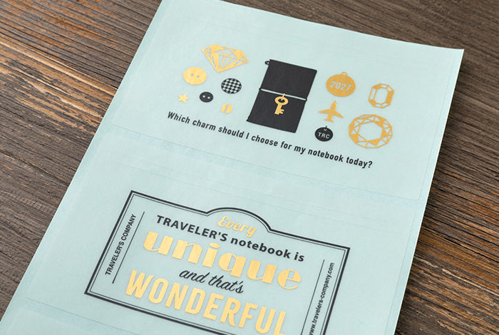 PRE-ORDER Traveler's Notebook Customized Sticker Set for 2027 Diary