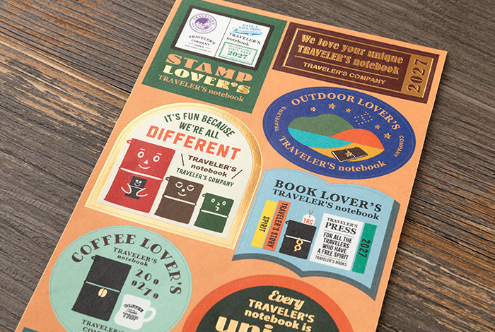 PRE-ORDER Traveler's Notebook Customized Sticker Set for 2027 Diary